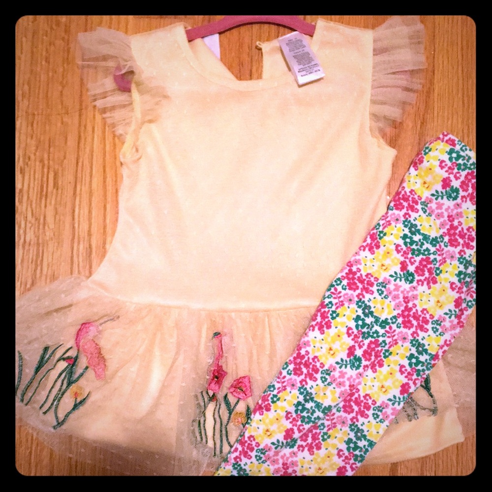 Yellow Flower Tutu Outfit